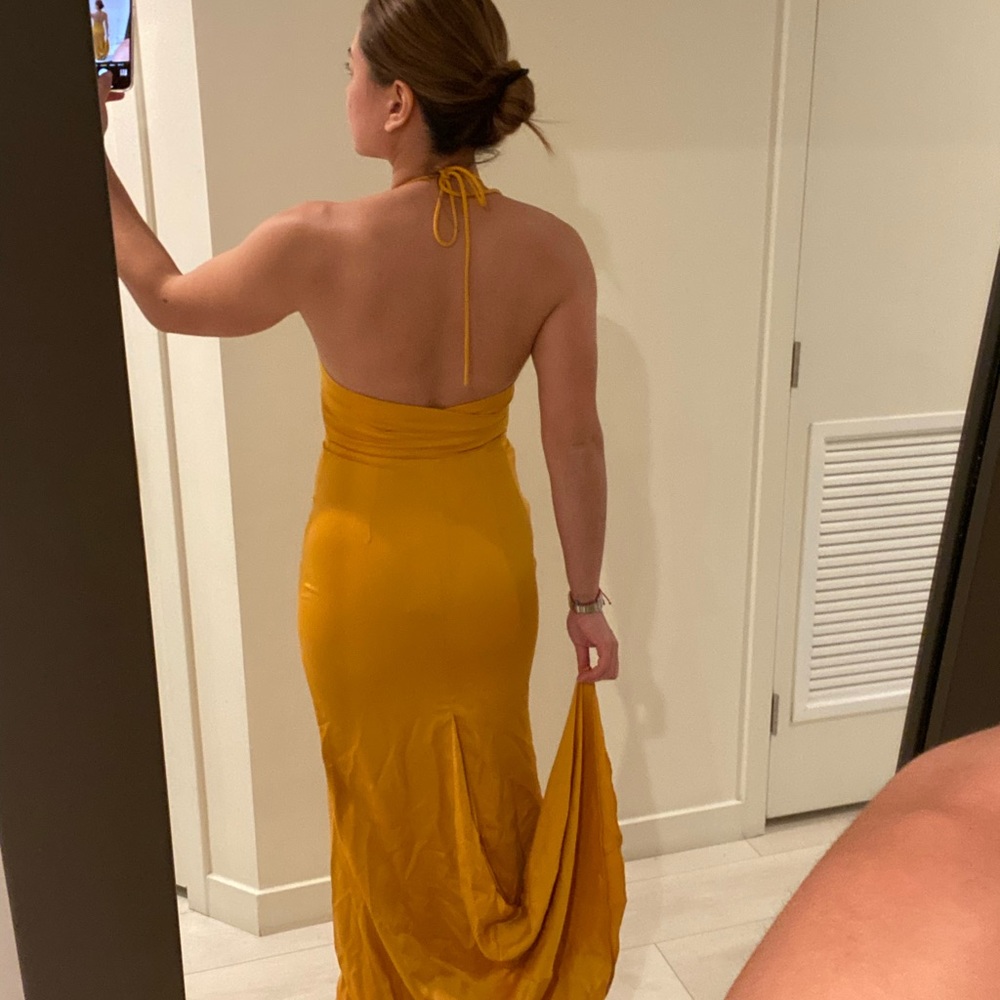 Golden Yellow 💛 Lovers and Friends gown